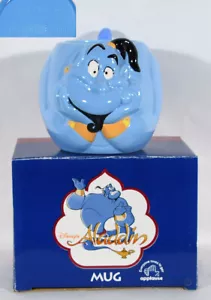 Tazza in ceramica Applausi Aladdin Genie alta 3 1/2" con scatola - Foto 1 di 9
