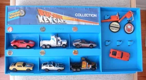 Vintage 1981 Kidco Tough Wheels Burnin Key Cars Display Case with Cars & Keys - Picture 1 of 13