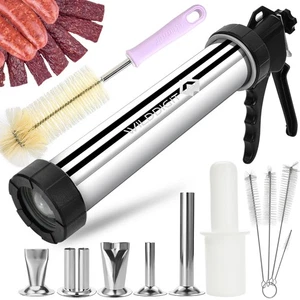 3rd Gen 2.1 LB Professional Jerky Gun Kits, Sausage Stuffer, Stainless Steel ... - Picture 1 of 7