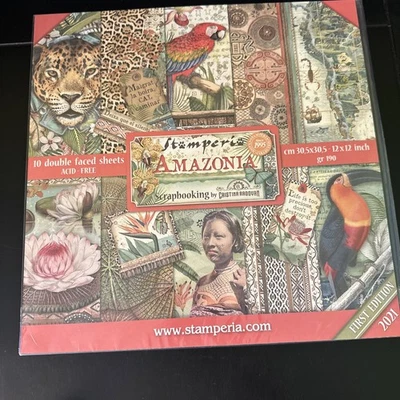 "Diario para álbumes de recortes Stamperia Amazonia 12x12"" 10 hojas de doble cara" Foto 1 de 4