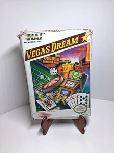 Vegas Dream NES (Nintendo, 1989) Cartridge, Box, No Manual - Very Good Condition - Picture 1 of 16