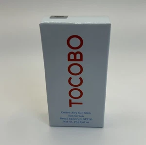 [TOCOBO] Cotton Airy Sun Stick Sun Screen Broad Spectrum SPF 50 19g - exp 3/2027 - Picture 1 of 3