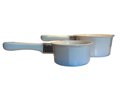 Juego de 2 sartenes Princess House Nouveau para salsa blanca, 1 qt. & 2 qt, hecho en Francia Foto 1 de 4