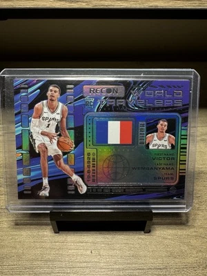 2023 Victor Wembanyama Panini Recon World Travelers #3 - Image 1 of 2