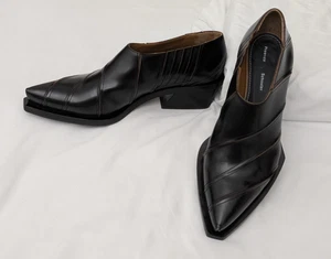 Zapatos para mujer Proenza Schouler de cuero negro zueco tacones mula talla 42 eu 10,5 ee. uu. - Imagen 1 de 12