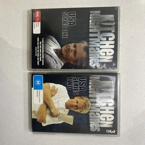 Gordon Ramsay's Kitchen Nightmares USA DVD Series 1 & 2 2008 PAL Region Free - Picture 1 of 4