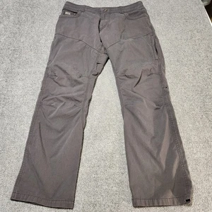 Kuhl Konfidant Air Pants Mens 35x32 Grey Pockets UPF Vented Outdoors Travel  - Picture 1 of 22