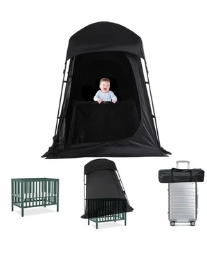 Tienda Yolove Cuna Blackout para Pack N Play Transpirable Bebé Dormir Tienda Play Cove Foto 1 de 4
