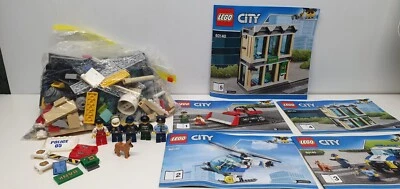 Lego 60140 City Police Bulldozer Break In Minifigure Manual 2017 Miss x2 READ - Image 1 of 4