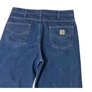 Carhartt Jeans Mens 36 FR Flame Resistant Workwear 5-Pocket Chore Work Pants - Picture 1 of 15