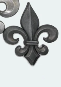 Fijación de trabajo de plomo Fleur-di-lis 150 mm con motivo de plomo - Imagen 1 de 1