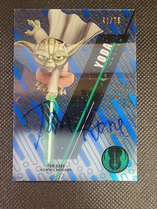 2016 Star Wars High Tek Tom Kane as Yoda Autograph Auto 43/75