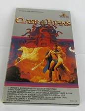 CLASH OF THE TITANS VHS 1981 Rare