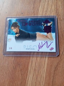benchwarmer card melissa riso 1/5 autograph Sweetdreams 