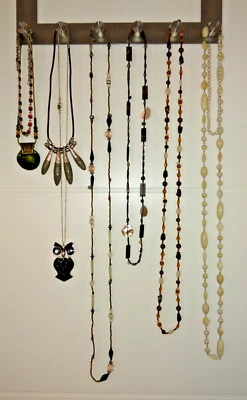 Modeschmuck 10 Teile!! Schnäppchen-Paket, Ketten, Armband, Eule, Perlen, bunt - Bild 1 von 4