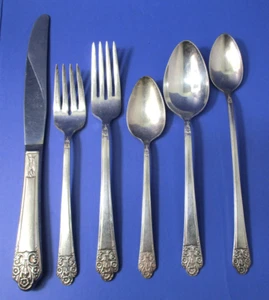 Edles Muster Besteck orig. Rogers DeLuxePlate 1941 Silverplate Your Choice - Bild 1 von 17