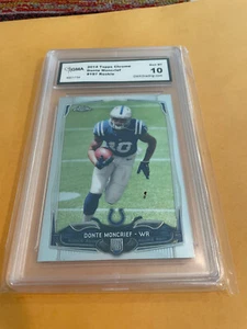 DONTE MONCRIEF COLTS 2014 TOPPS CHROME ROOKIE RC # 197 GRADED 10 L@@@K - Picture 1 of 2