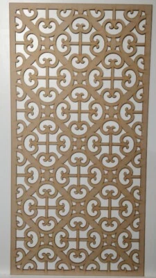 Radiator Cabinet Decorative Screening Perforated 3,4&6mm thick MDF lasercut MD30 - image 1 of 2