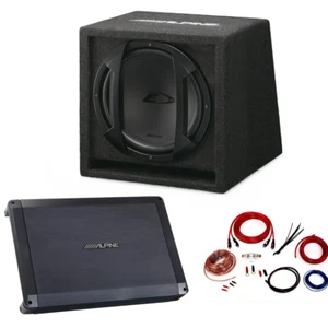 Kit subwoofer Alpine SBE-1244BR + Amplificatore Alpine BBX-F1200 + Kit cavi - Imagen 1 de 1