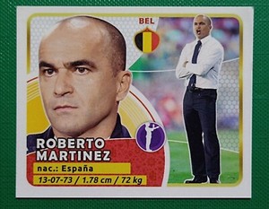 2018 Gol Russia World Cup FIFA #447 ROBERTO MARTINEZ Trainer Belgium Soccer Team