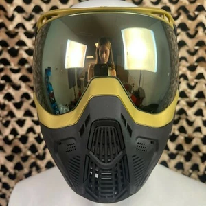 NEW HK Army SLR Paintball Mask - Midas (Gold/Black w/ Gold Lens) - Picture 1 of 9