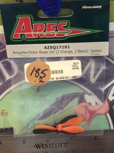 Ares AZSQ17181 Propeller/Rotor Blade Set[2 Orange,2 Black]:Spidex NIP 🇺🇸Shipp - Picture 1 of 2
