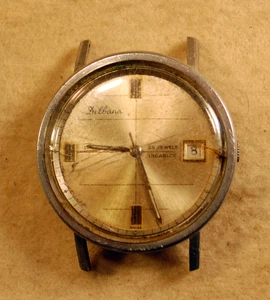 Vintage Delbana 25J ETA 2472 Automatic Wristwatch 868 - Zdjęcie 1 z 8