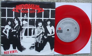 Krokus - Rock City / Mr 69 / Rad Racket ( Live) - EX- RED VINYL UK 45 + PS - Picture 1 of 2