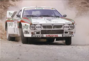 Lancia 037 Rally - Cartolina moderna a colori n.4 - Foto 1 di 1