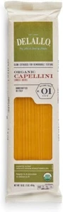 DeLallo Organic Capellini Pasta, 16 oz, Pack of 16 - Picture 1 of 6