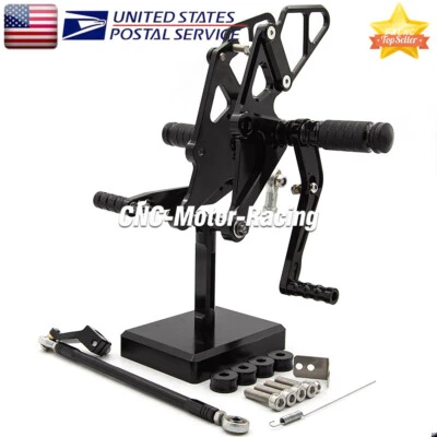 Kit de pedales de reposapiés CNC para Yamaha MT-07 FZ07 MT07 2013-2022 EE. UU. Foto 1 de 4