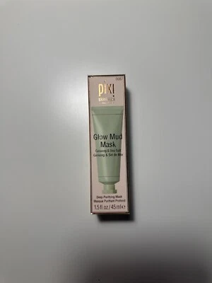 Pixi Skintreats - Glow Mud Mask - Ginseng & Sea Salt - 45ml - New - Image 1 of 4