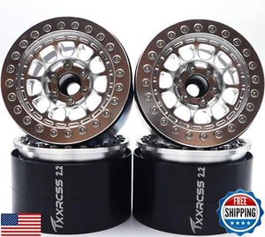 Txxrcss RC 2.2 Lega di Alluminio Beadlock Cerchi e Pneumatici Aggiornamenti Accessori  - Foto 1 di 5