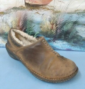 UGG #5747 BROWN SUEDE SHEARLING LINED BETTEY SHOE MOC LOAFER sz 7 - Picture 1 of 10