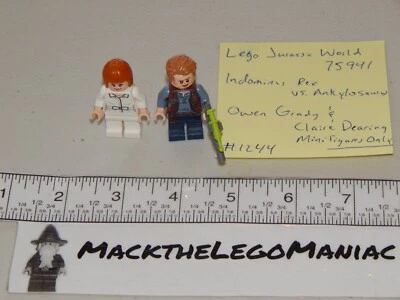 Lego Jurassic World 75941 Owen & Claire Minifigures Only JW062 JW023 - Image 1 of 3