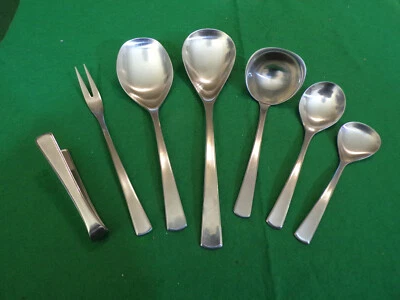 WMF Modell BRASILIA 7-teiliger Satz Vorleger Vorlegeteile Cromargan TOP-Zustand - Bild 1 von 4