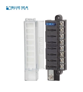 Bloque de fusibles compacto Blue Sea 5046 ST - 8 circuitos con cubierta - Imagen 1 de 2
