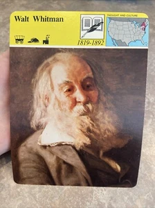 Tarjeta de América 1979 Panariz Walt Whitman Thought & Culture Story  - Imagen 1 de 2