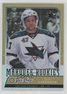 2008-09 O-Pee-Chee Marquee Rookies Rainbow Foil Tom Cavanagh #508 Rookie RC