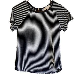Pre-owned Michael Kors Stripped Shirt Size Small** - Picture 1 of 5