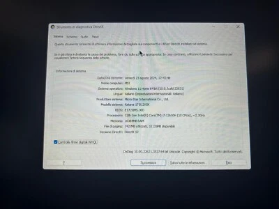 Gaming Laptop MSI KATANA B12V - Immagine 1 di 4