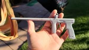 PAINTBALLDNA PAINTBALL MARKER ORNAMENT STYLE 2 GREY WALL HANGER