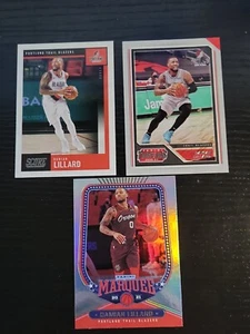 Damian Lillard LOT MARQUEE 257 THREADS 83 SCORE SP 620 Blazers - Picture 1 of 2