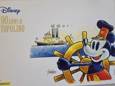 90’ Anni di Topolino - Folder Filatelico Poste Italiane 2017 Nuovo - Immagine 1 di 4