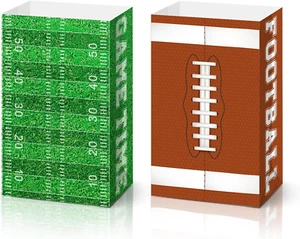 Football Gift Bags Party Favor Sports Goodie Snack Treat Candy Paper Super Suppl - Picture 1 of 7