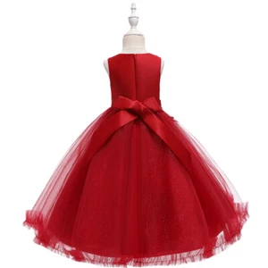 Kids Flower Girls Dress Bridesmaid Party Pageant Princess Christmas Gown Dresses - Picture 1 of 57