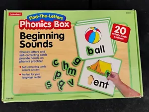 LAKESHORE FIND-THE-LETTERS PHONICS BOX - ANFANGSGERÄUSCHE 3 Karten fehlen - Bild 1 von 6