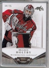 13/14 Panini Dominion Braden Holtby Prime Jersey #'ed 04/25