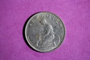 1923 Belgium 1 Franc Nickel Coin #M20426 - Picture 1 of 2