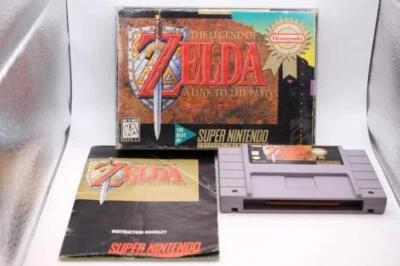 NICE The Legend of Zelda A Link to the Past  SNES SUPER NINTENDO BOX CIB GREATES - Image 1 of 4